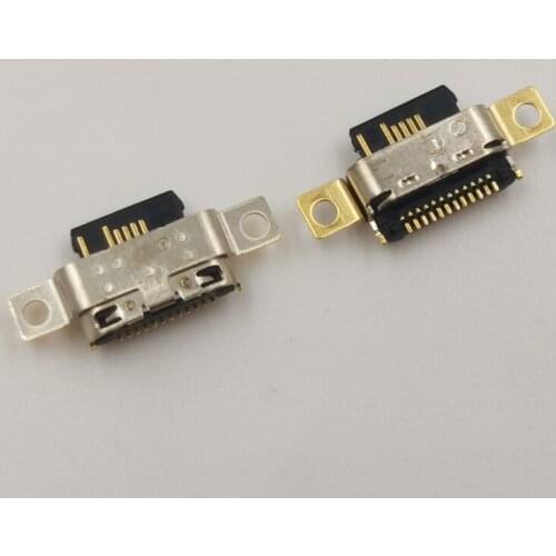 2Pcs USB Charger Charging Port Plug Dock Connector For Alcatel Idol 5 idol5 6060 6060Y 6060C OT OT6060 Jack Contact Type C