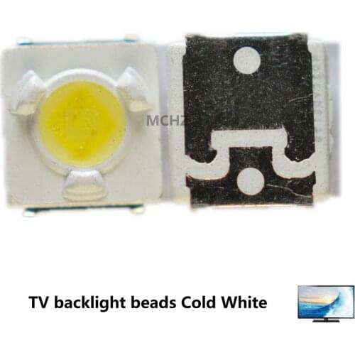 2000PCS/Lot LUMENS SMD LED 3537 3535 3VF 1W Cool white For TV Backlight Lamp beads