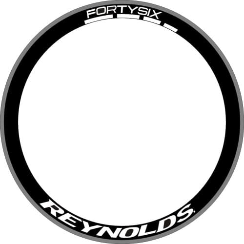 46 Forty Six SLG Wheel Stickers Reflective Rims Decals Sticker Waterproof For 46mm Rim Depth Bicycle Bike TWO WHEELS