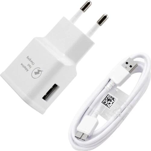 9V 1.67A Fast adaptive USB Adapter 2M Type C Micro Charger Cable for samsung galaxy A10 A7 S7 S6 S4 S8 S20 FE A51 A21s M51 A02s