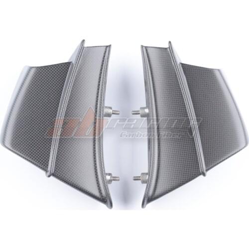 Motorcycle Winglets Wing Kits Air Deflector For Ducati Panigale v4R V4SRS 2018-2020 Carbon Fiber 100