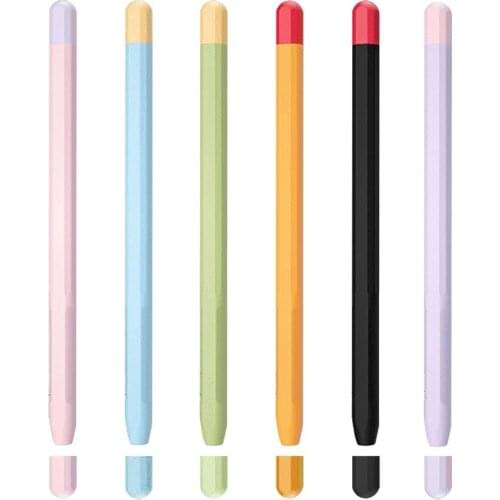 For Apple Pencil 2 1 1st 2nd Case Pencil Case Tablet Touch Stylus Pen Protective Cover Soft Silicone Case For Ipad Protect