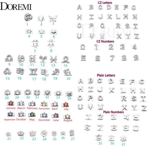 DOREMI DIY Letters /Charms. Leave messages of your charms to seller