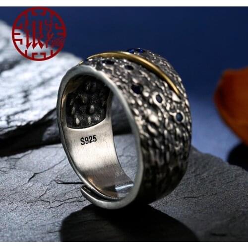 KULUZE Silver Rings For Men