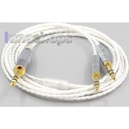 LN006996 Hi-Res Silver Plated 7N OCC Earphone Cable For Focal Clear Elear Elex Elegia Stellia earphone headset