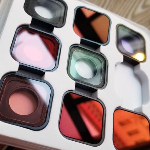 Mini Camera Filter for Gopro Hero 9 Back Mini Camcorder ND4 8 16 32 46 CPL MC-UV Star Diving Accessories