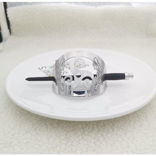 Men and Womens Temperament Ancient Style Han Element Headdress Hairpin Classical Pattern Metal Bun NO.05