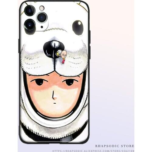One Punch Man Watchdog Man Anime Soft Silicone TPU Phone Case Cover Shell For IPhone SE 6 6s 7 8 Plus X XR XS 11 12 Mini Pro Max