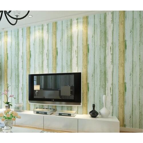 3D Simple Wood Grain Printed Wallpaper Roll for Bedroom Non Woven Pattern Wall Paper Bedding Living Room Wallcovering 10Mx53CM