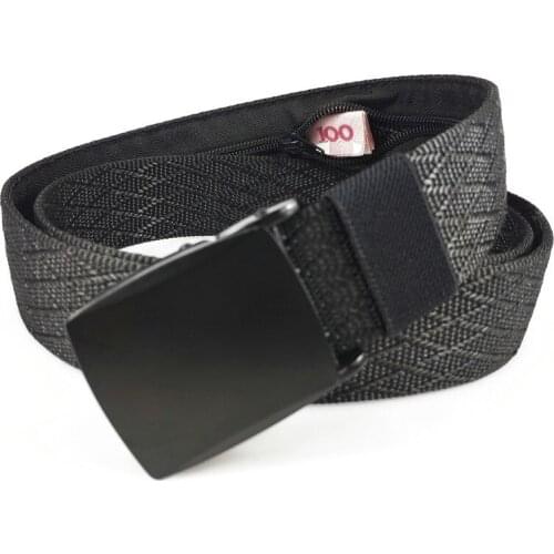 38MM Alloy Buckle Invisible Money Belt Ladies Embroidered Belt Outdoor Fashion Sports Travel Safe Invisible Wallet Nylon Belt