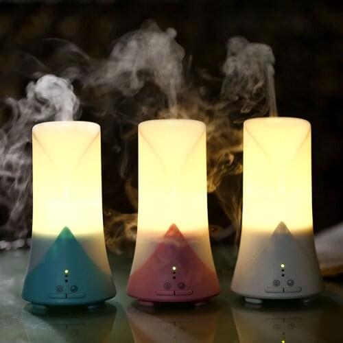 Portable Air Humidifier With LED Aroma diffuser USB Rechargeable Spray Humidifier Romantic With Night Lamp Household Office