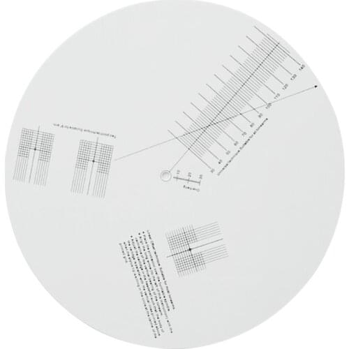 Anti-sliding LP Vinyl Record Pickup Calibration Plate Distance Gauge Protractor Adjustment Tool Ruler for Turntable