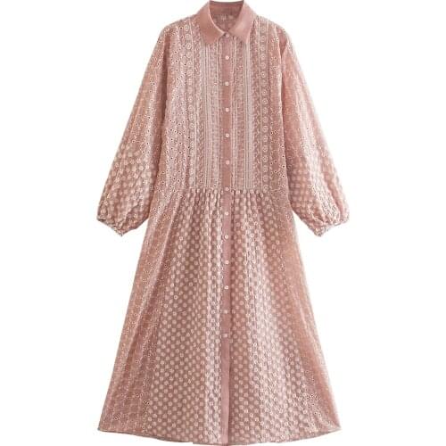 Dave&Di Vestidos De Fiesta De Noche Summer Indie Folk Vintage Bohemian Floral Embroidery Loose Midi PartyDress Women