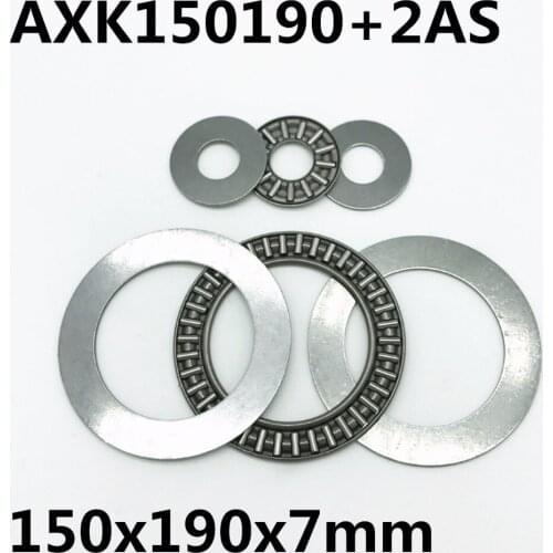 1pcs AXK150190 +2AS Thrust Needle Roller Bearing 150x190xx5 mm Thrust Bearing Brand New High quality