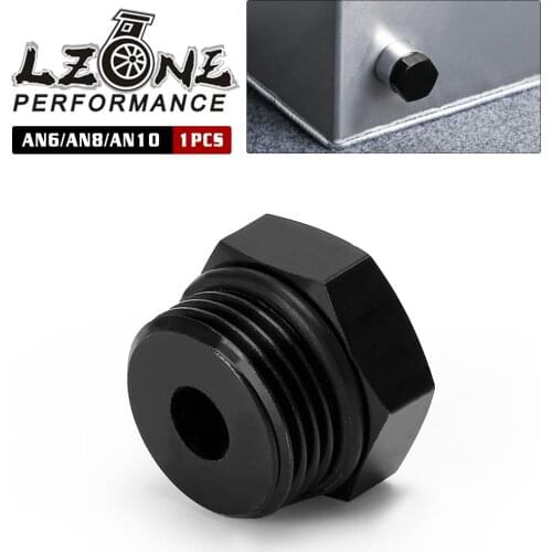 1 Piece AN6 AN8 AN10 Male Block Off Cap Fitting Hex Head Plug With O-Ring Adapter Aluminum Alloy BL02