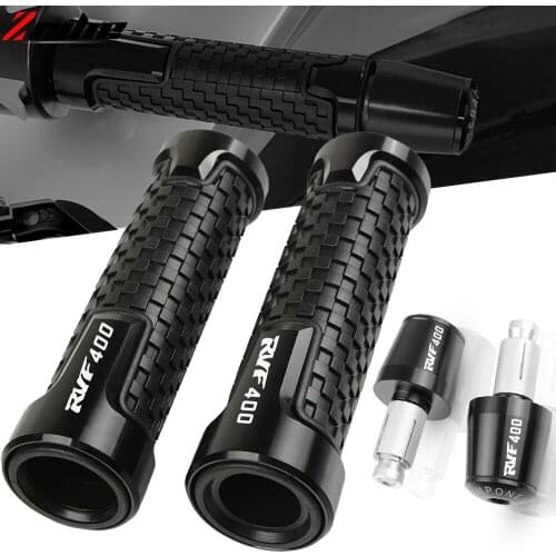 FOR HONDA RVF400 RVF 400 ALL YEARS Motorcycle Accessories Handlebar Hand Grips Ends 7/8" 22mm Handle Bar Grip End Cap Plugs