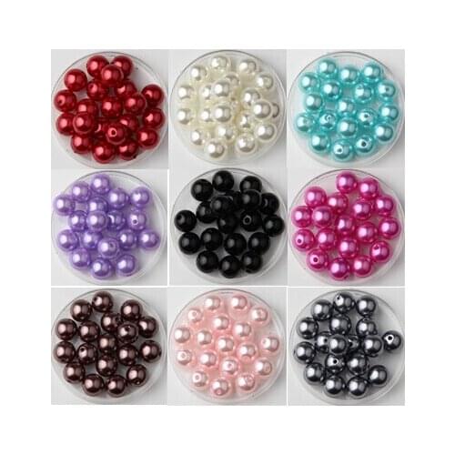 Free Shipping 10mm 150pcs 26colors, ABS Imitation Pearl Round Plastic Beads, Making jewelry diy beads, Jewelry Handmade necklace