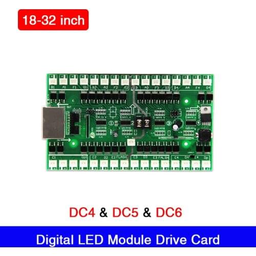DC-4/DC-5/DC-6 digital LED module drive card /connect card with use for 18" inch to 32" inch numbers LED digital numbres module