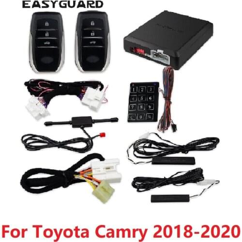 EASYGUARD CAN BUS plug and play PKE kit fit for Camry 8th generation 2018-2020 only compatible with OEM push start button