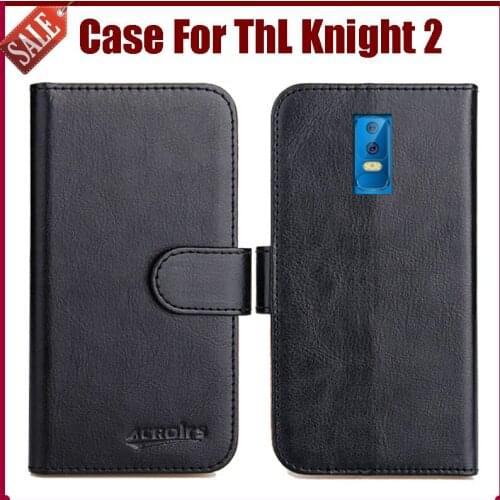 Hot Sale! ThL Knight 2 Case New Arrival 6 Colors High Quality Flip Leather Protective Cover For ThL Knight 2 Case