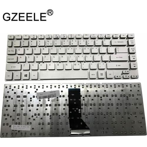 GZEELE US laptop Keyboard for acer Aspire 3830 3830G 3830T 3830TG 4755 4830 4830G 4830T 4830TG V3-471 NV47H MS2317 silver color