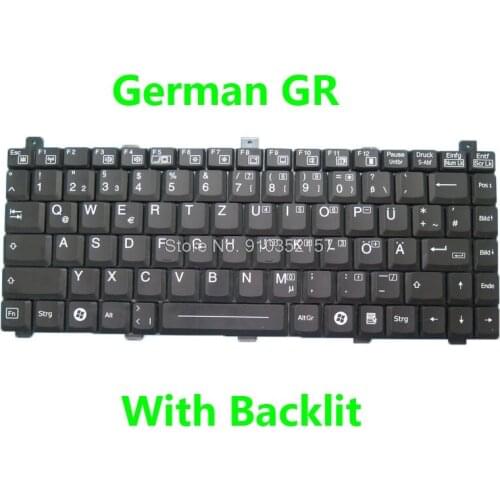 UK GR Backlit Keyboard For Getac HMB4206MTD10 53108307006 HMB4206MTD04 53108307008 HMB4206MTF04 53108307007 German GR