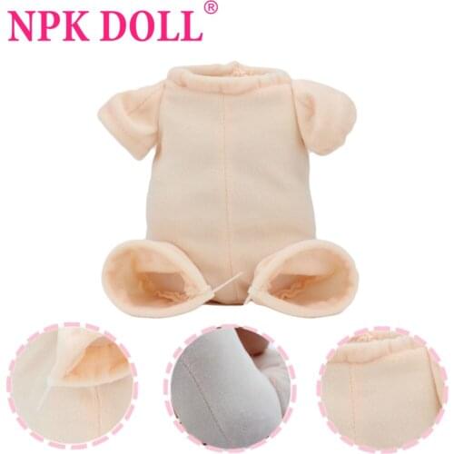 NPKDOLL 20-22 inch reborn bebe doll kits Body Handmade reborn doll kits Polyester fabric cloth body 3/4 arms and legs
