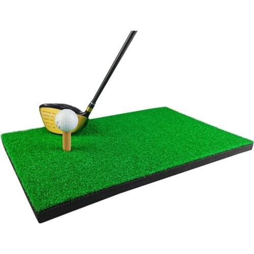 Mazel Golf Mat Golf Training Aids Golf Mat Training Hitting Pad Practice Rubber Grass Mat Green Indoor
