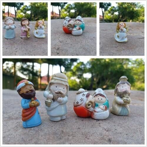 3D Cute Doll Desk Ornaments Mini Gardening Decor Bonsai Miniascape Decoration Articles Potted Landscape Handicraft Gifts
