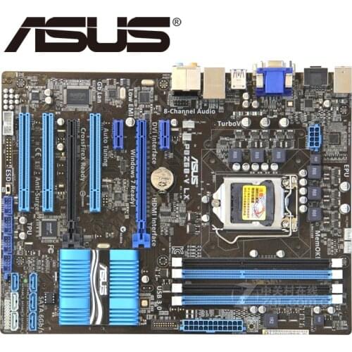 Asus P8Z68-V LX Desktop Motherboard Z68 Socket LGA 1155 i3 i5 i7 DDR3 32G ATX UEFI BIOS Original Used Mainboard On Sale