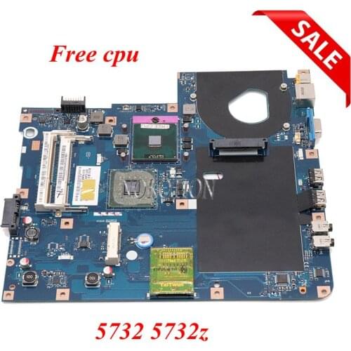 NOKOTION MBN7602001 LA-4854P Laptop Motherboard For Acer Emachines 5732 5732Z E525 GL40 DDR3 MBNAK02001 Free cpu