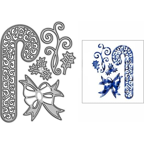 New Candy Bow Leaves Craft Embossing Mold 2021 Metal Cutting Dies for DIY Decorative Scrapbooking Album and Card Making No Stamp