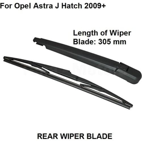 Applicable to vauxhall astra j mk6 rear wiper arm+wiper strip 2009-1749215