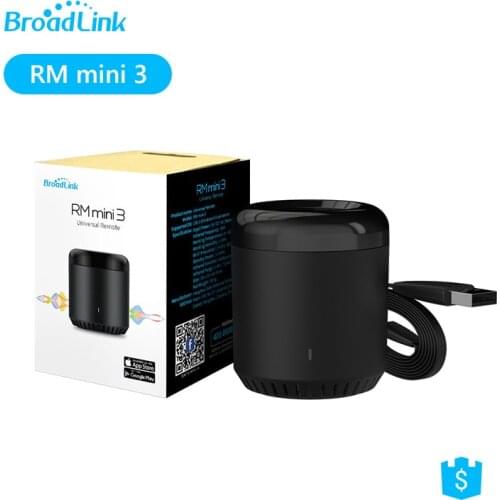 Broadlink RM RM Mini 3 Remote Control for Smart Home Solution WiFi IR Remote support Google Home and Alexa