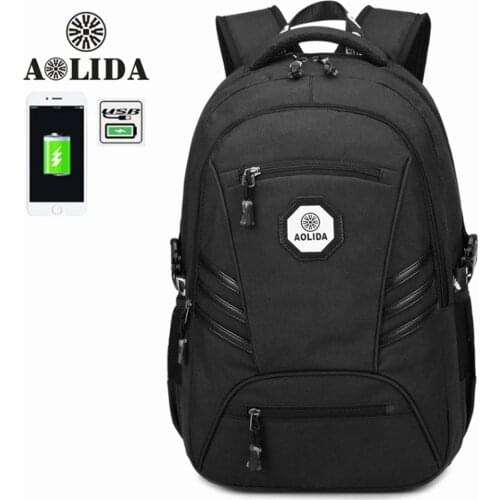 15 15.6 Inch with USB Interface Laptop Notebook PC Backpack Bags Case School Backpack for macbook 17 Men Women Student Travel
