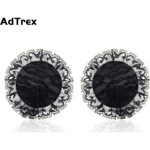 Sex Product Lace Nipple Covers Flirt Bra Self Adhesive Round Heart Shape Breast Stickers Adult Erotic Toys