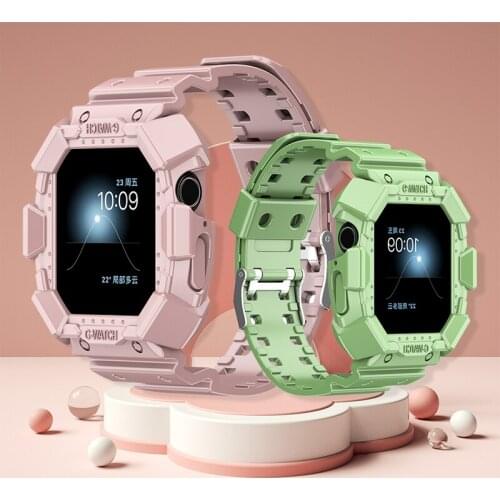 40mm 44mm Silicone Case + Strap for Apple Watch Band 38mm 42mm TPU Transparent Band for iWatch Series 6 SE 5 4 3 2 1 Accessories