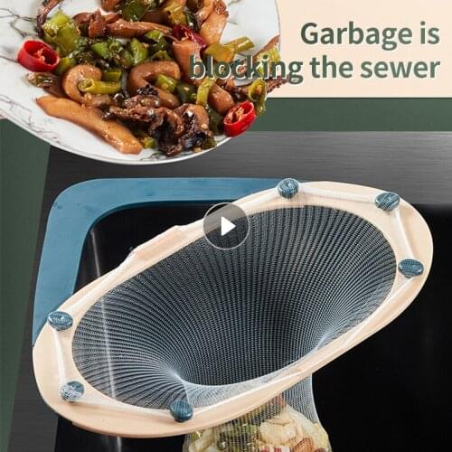 Kitchen Sink Garbage Filter Net Strainers Disposable Dishwashing Basin Sink Leftovers Leaking Net Artifact Triangular Drain Rack