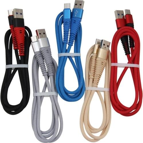 Tideseer Micro USB Nylon Cable Mobile Phone Cable 1m for Samsung Xiaomi HTC Huawei Android Micro USB Cable Cord