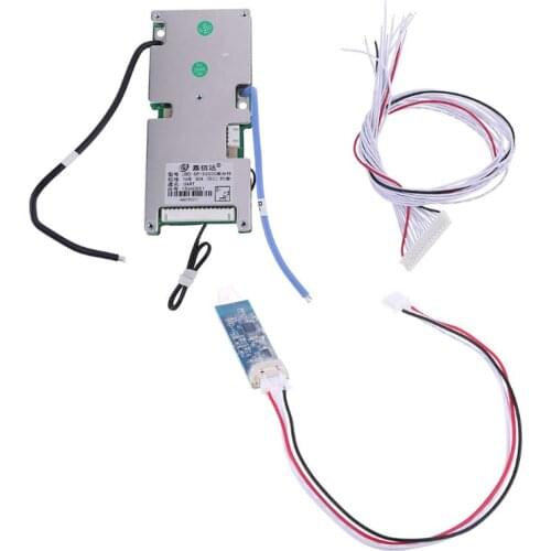 Lithium Battery Protective Board With Bluetooth 14S BMS PCB Mobile Static Current Intelligent 48V Components Smart Protection