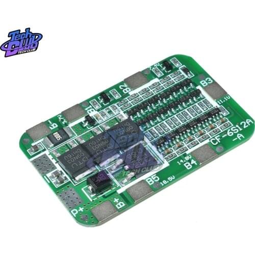 1PCS 6S 15A 24V PCB BMS Protection Board For 6 Pack 18650 Li-ion Lithium Battery Cell Module diy kit