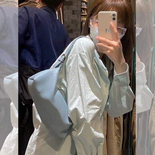 A hundred soft leather underarm bag law stick bag one shoulder oblique bag fashion womens bag small bag 2021 new