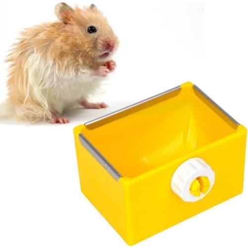 3 Colors Small Pet Rabbit Bowl Small Animals Supplies Rabbit Dutch Pig Feeding Bowl Fixed Food Bowl Feeder Tool Small Pet Supply