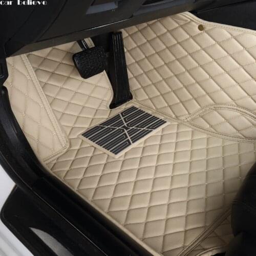 Car Believe Auto car floor Foot mat For nissan qashqai j10 x-trail t31 murano patrol y61 tiida teana waterproof car accessories