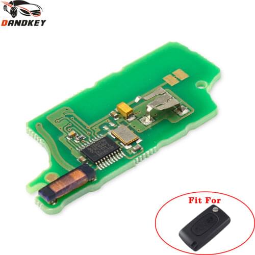 Dandkey Remote FSK Key Board For Peugeot 207 307 308 407 607 807 For Citroen C2 C3 C4 C5 C6 CE0536 7961 ID46