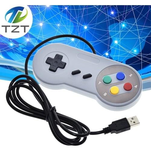 USB Controller Gaming Joystick Gamepad Controller for Nintendo SNES Game pad for Windows PC For MAC Computer Control Joystick