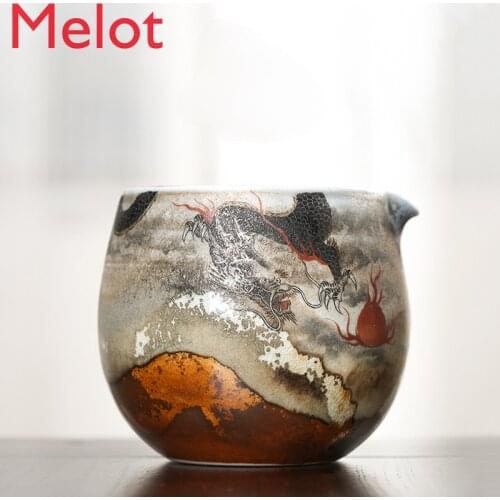 Chinese Luxury Cup Set Porcelain Hand Painted Tea Pot Kung Fu Tea Set Tea Pitcher Tea Accessories Crane Series Tea Cup
