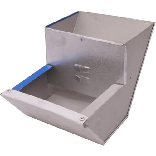 1 pcs Animal Trough Cage Feeding Food Containers Rabbit Trough Anti-waste Rabbit Feeder Advanced Aluminum Breeding Equipment