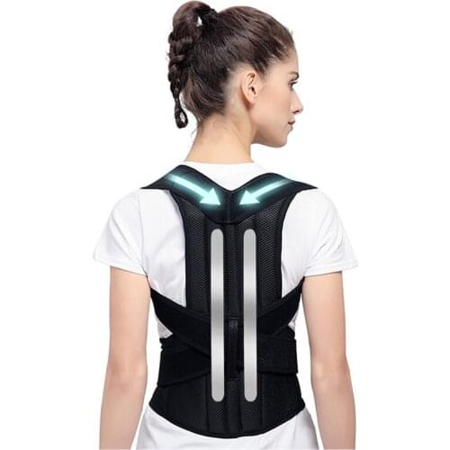Posture Corrector Adjustable Adult Corset Back Brace Band Shoulder Support Brace Belt Clavicle Spine Posture Houding Corrector
