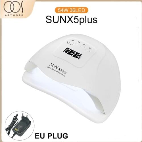 Sun X5 Plus European style professional nail lamp nail dryer 54W ice lamp nail dryer suitable for nail gel nail set